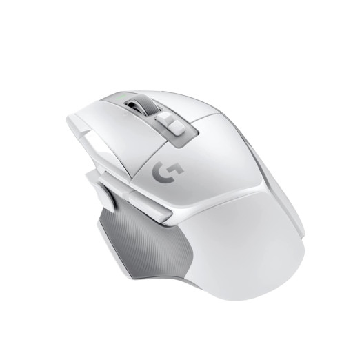Logitech G502 X LIGHTSPEED Wireless Gaming Mouse - Optical mouse with LIGHTFORCE hybrid optical-mechanical switches, HERO 25K gaming sensor, compatible with PC - macOS/Windows - White